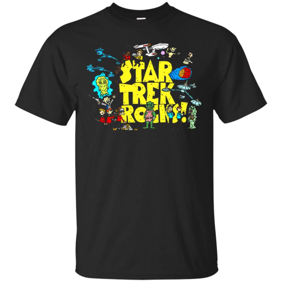 Everything About Star Trek Rocks Mashup Schoolhouse Rock T-Shirt