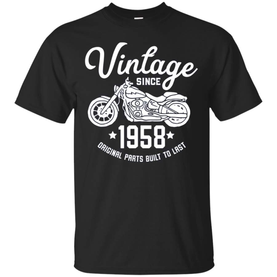 60th Birthday Vintage Retro Motorcycle 1958 Rider T-shirt