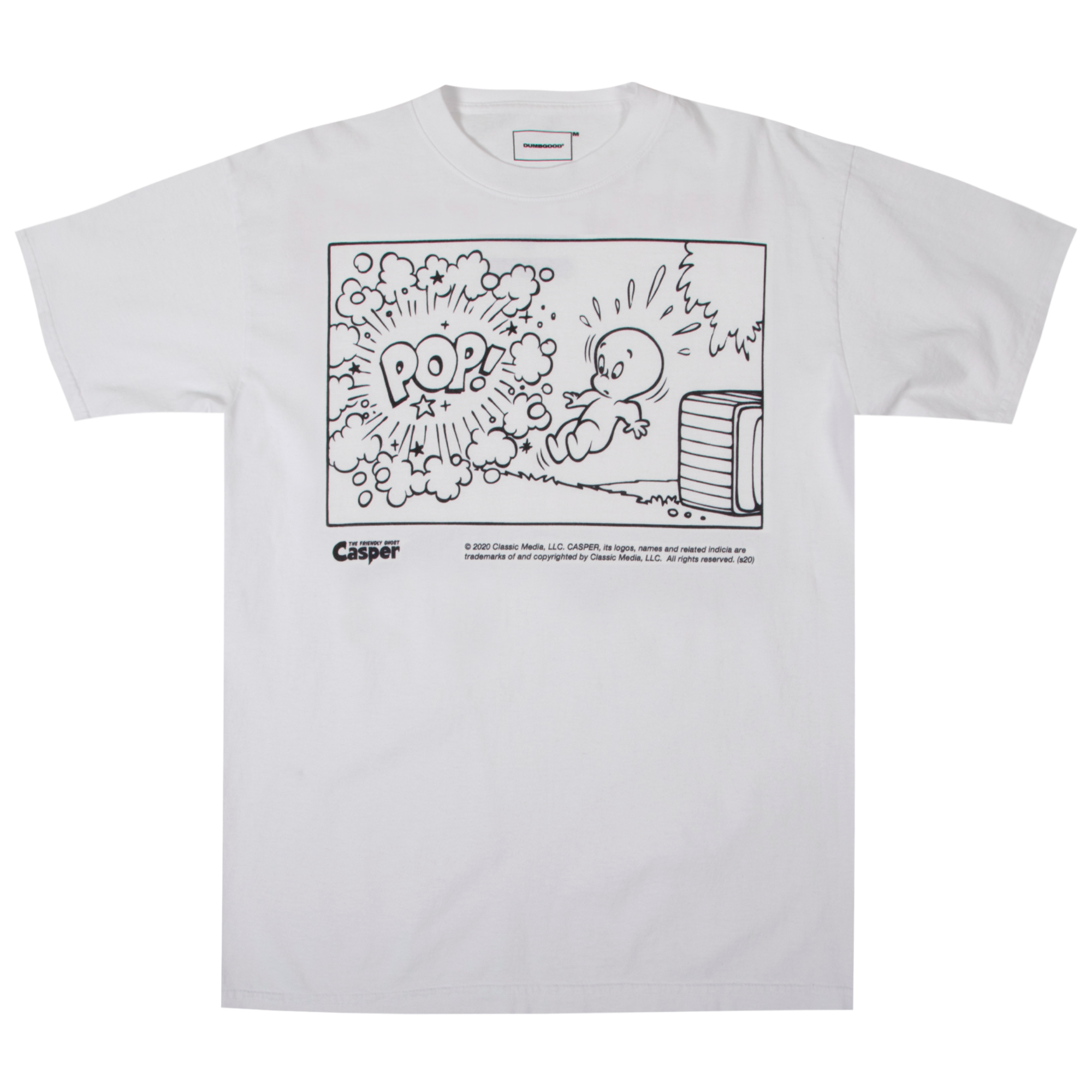 Comic White Tee