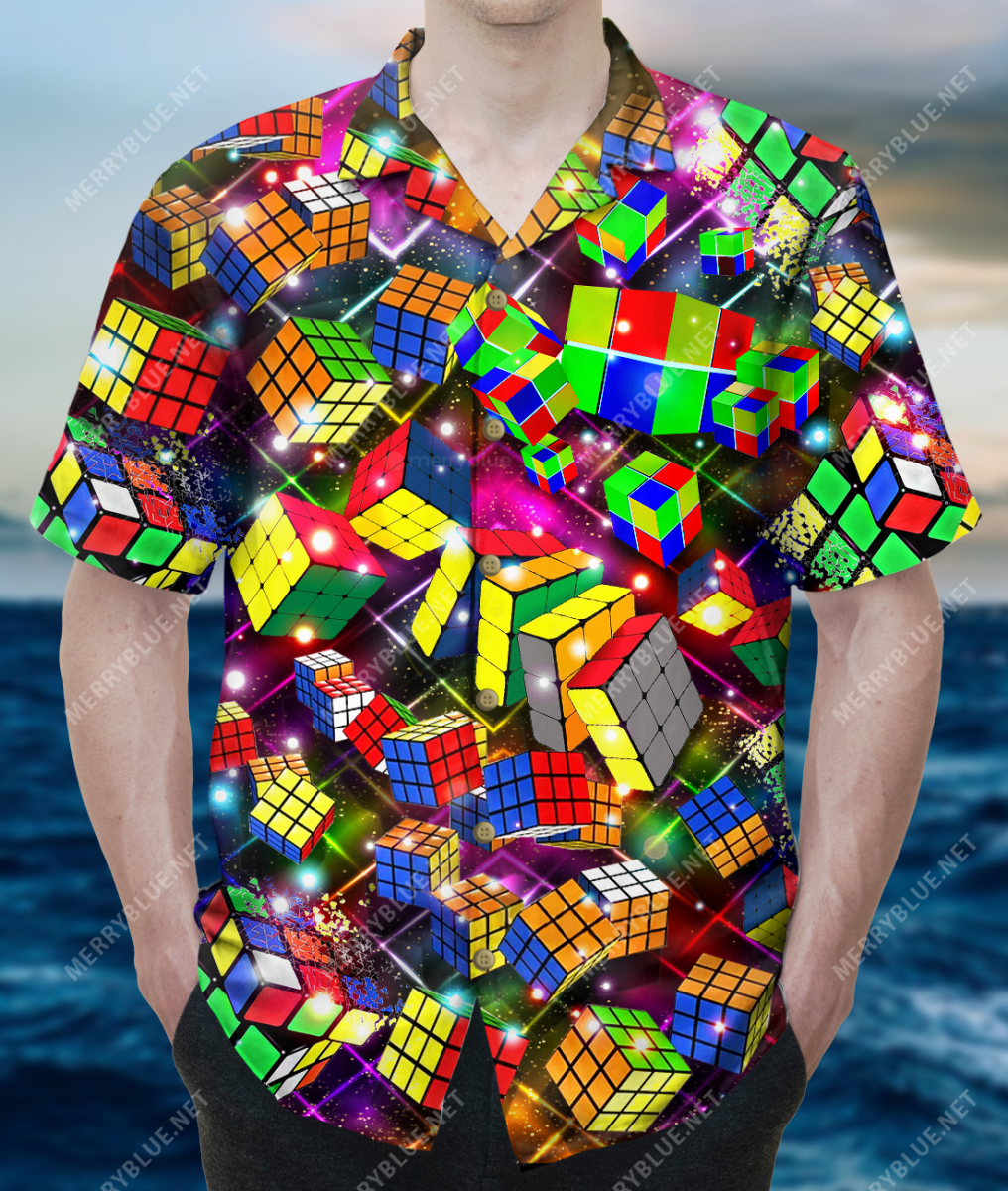 We Turn The Cube And It Twists Us Rubik Unisex Hawaii Shirt Ha103091