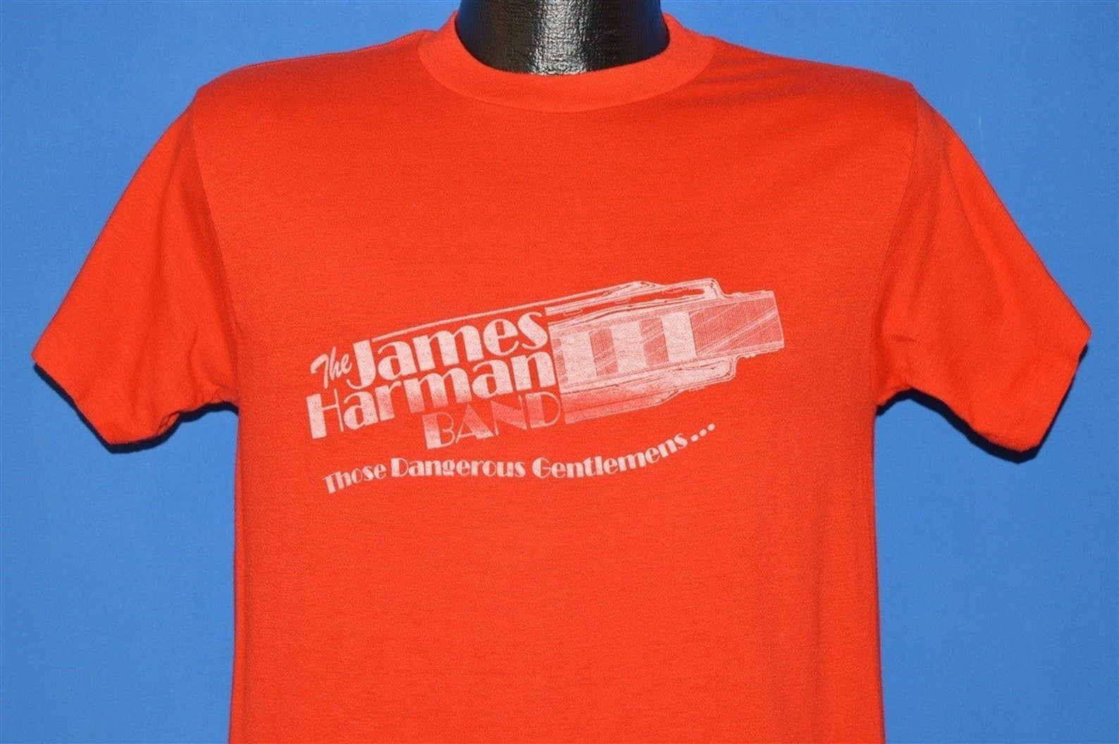 80S James Harman Band Dangerous Gentleman T-Shirt