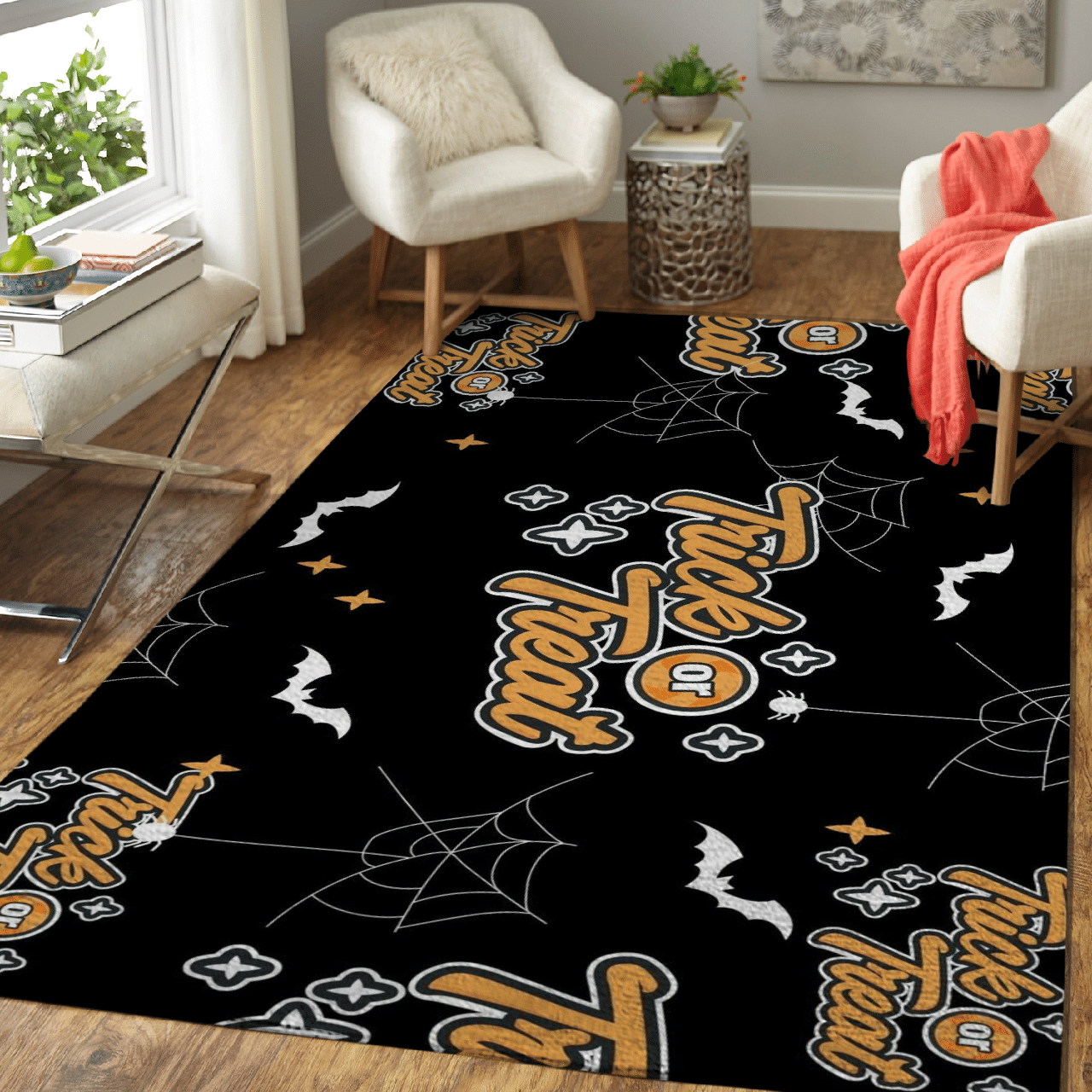 Halloween Trick or Treat rug HLO 04