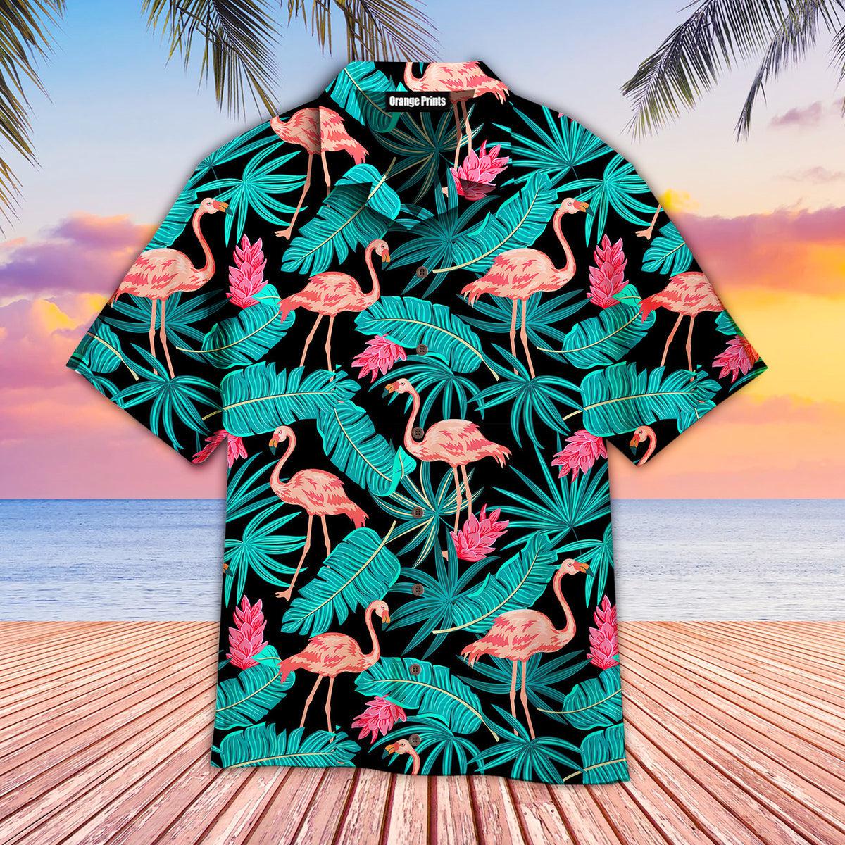 Tropical Leaves Flamingo Hawaii Shirt For Men Women Ha54769