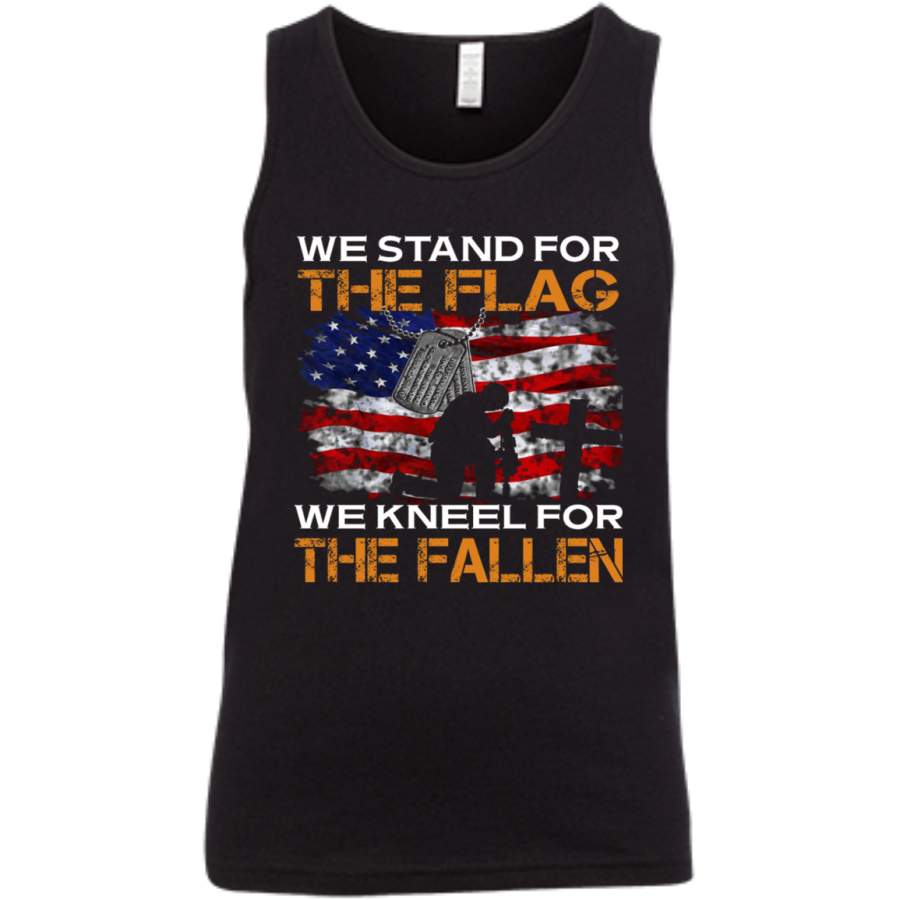 WE STAND FOR THE FLAG WE KNEEL FOR THE FALLEN VETERANS DAY TEES Youth Jersey Tank