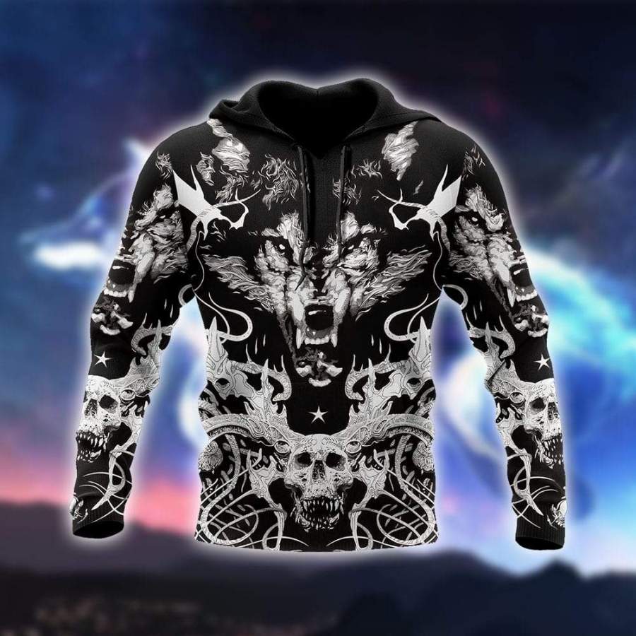 3D All Over Printed Wolf Tattoo Unisex Shirts AM102066