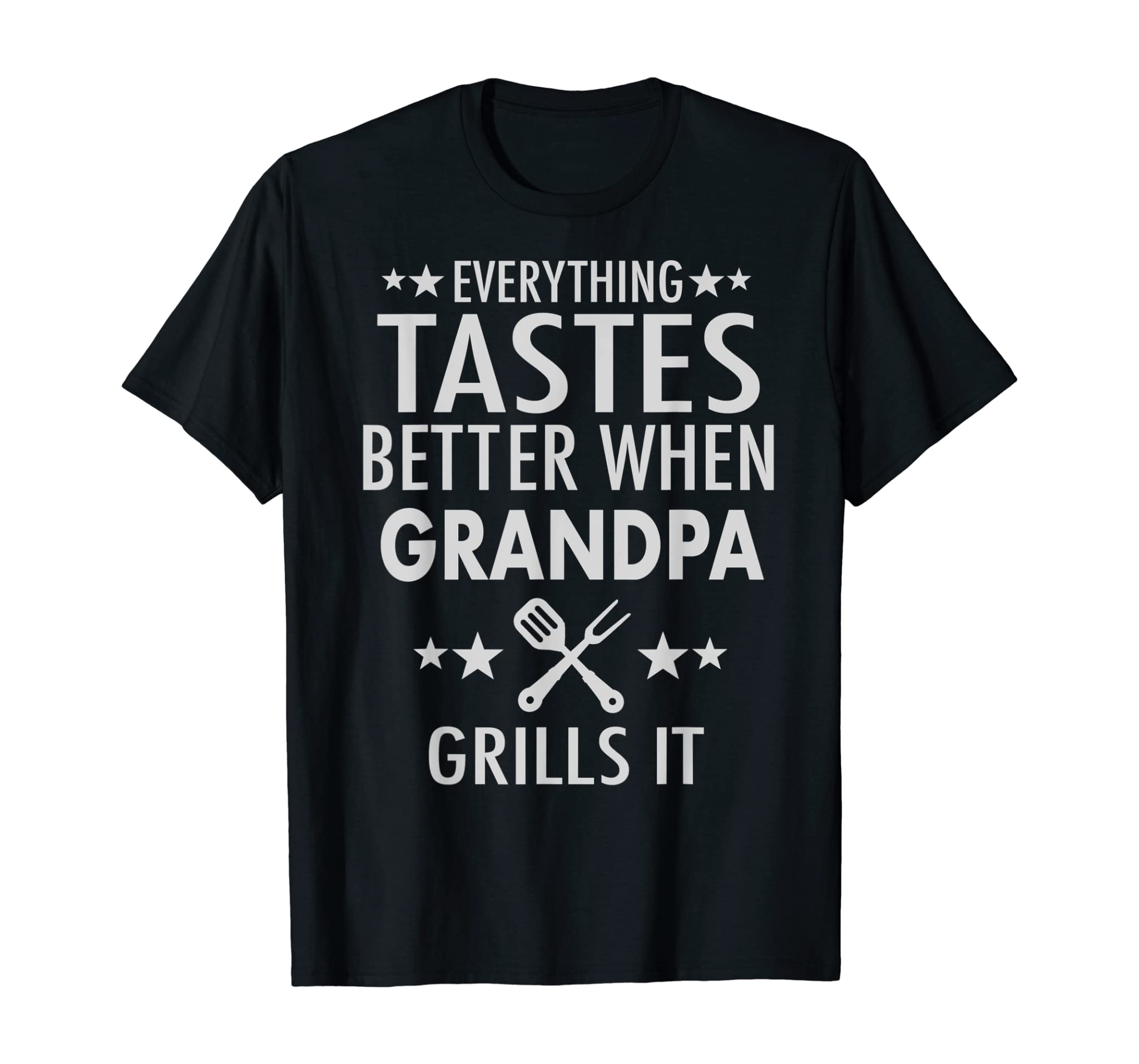 Mens Grandpa Grills It – Funny Grandpa Barbecue T-Shirt