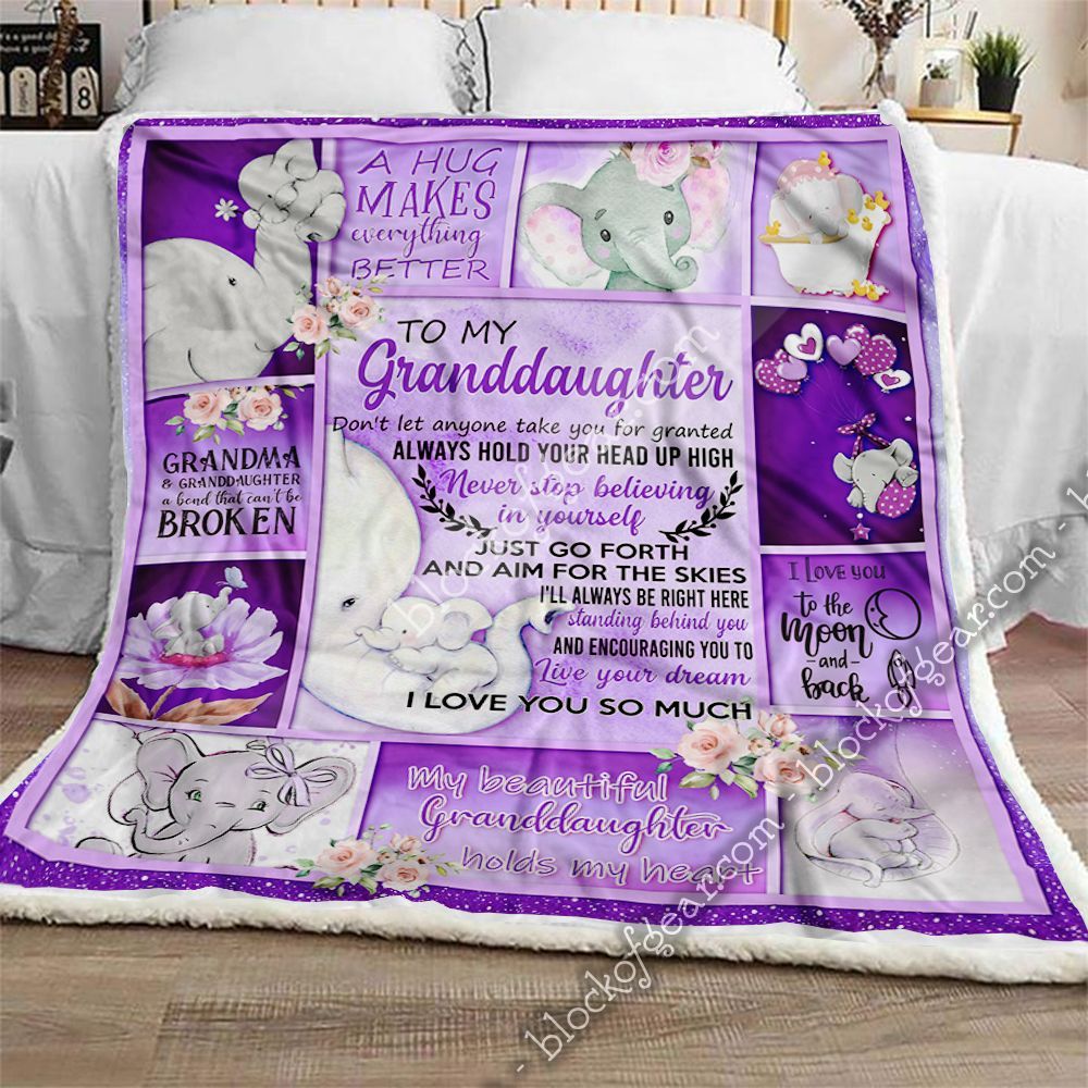 To My Granddaughter, Grandma Sofa Throw Blanket NP303SC1