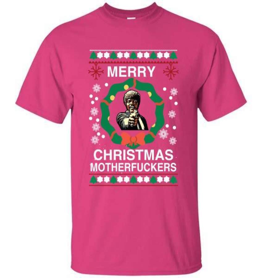 Samuel L Jackson Merry Christmas Motherfuckers T-Shirt