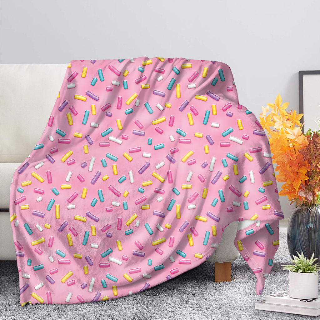 Cute Candy Pattern Print Blanket