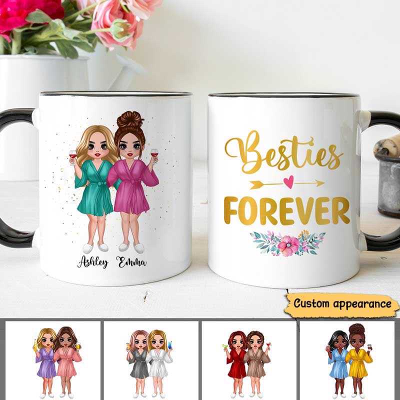 Besties You Are My Person Gift Personalized Mug