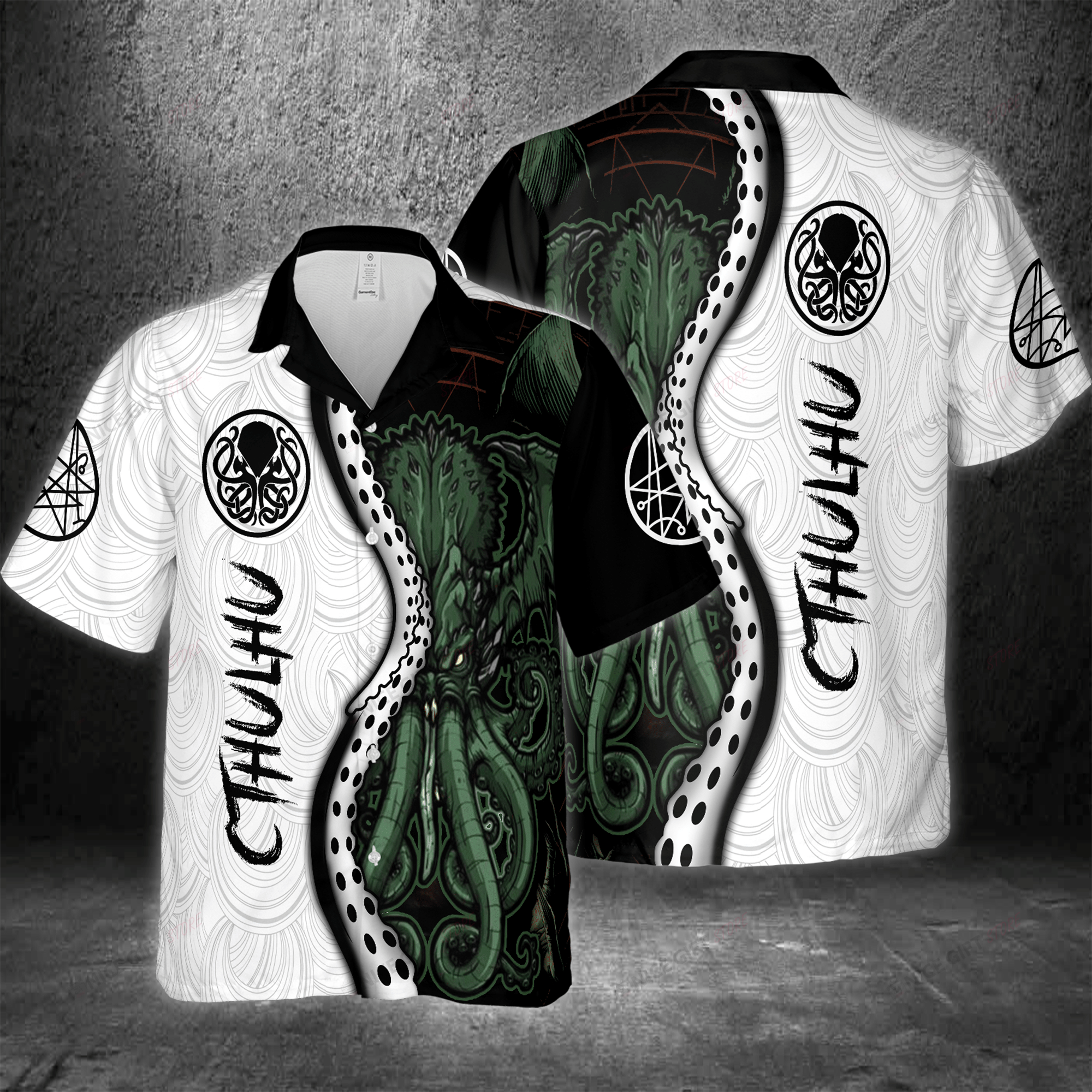 Cthulhu Hawaiian 3D Shirt 3Hs-Z4E9