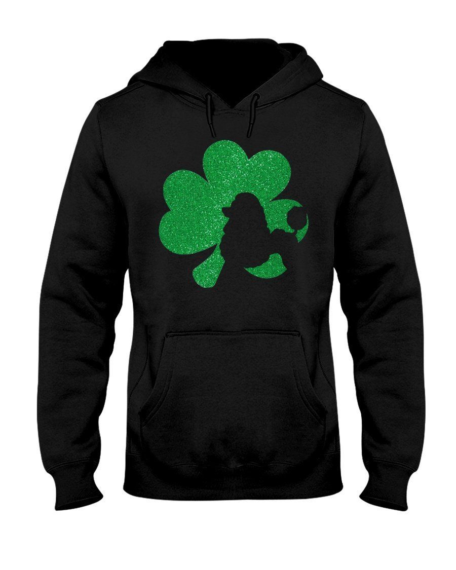 Cute Poodle Puppy Shamrock For St.Patrick’S Day Gifts For Dog Lovers Hoodie