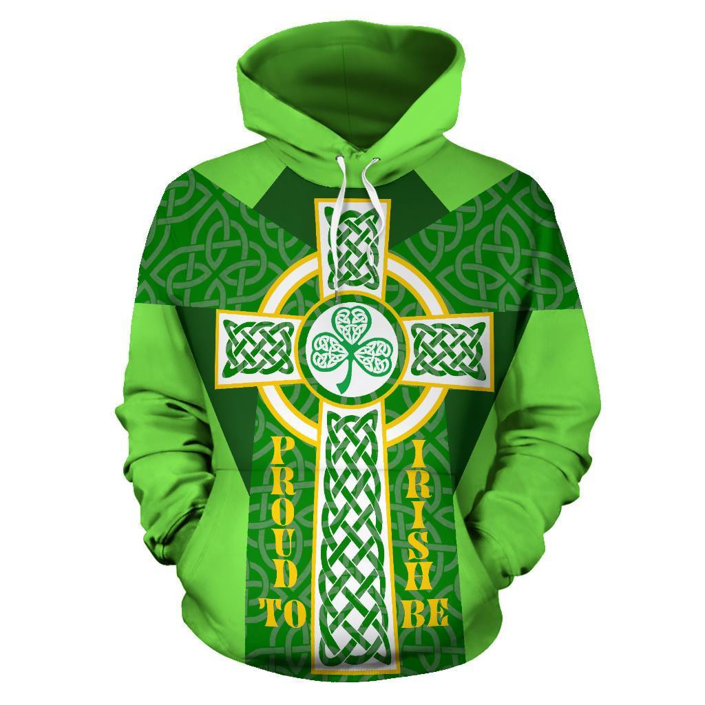 Irish Celtic Cross Shamrock 3D All Over Printed Shirts For Men And Women Tt0127