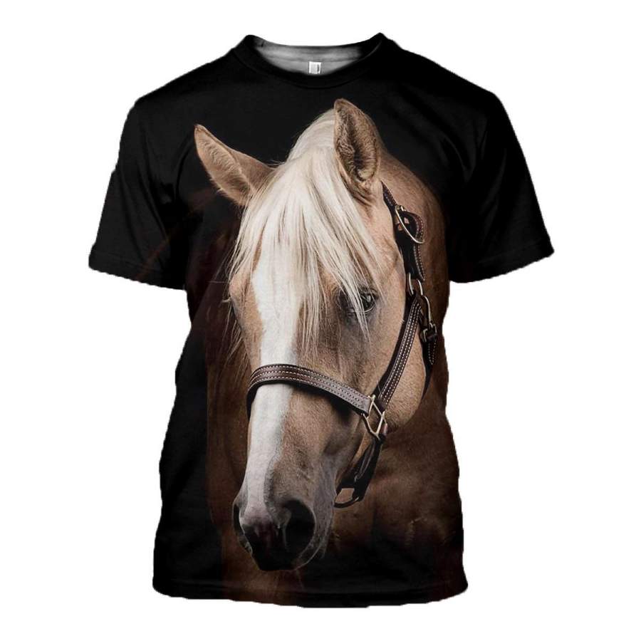 3D All Over Printed Horse Collection Shirts and Shorts Barkingtees Fashion