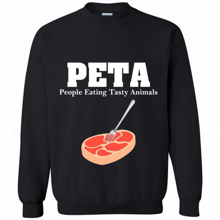 PETA People Eating Tasty Animals – Gildan Crewneck Sweatshirt