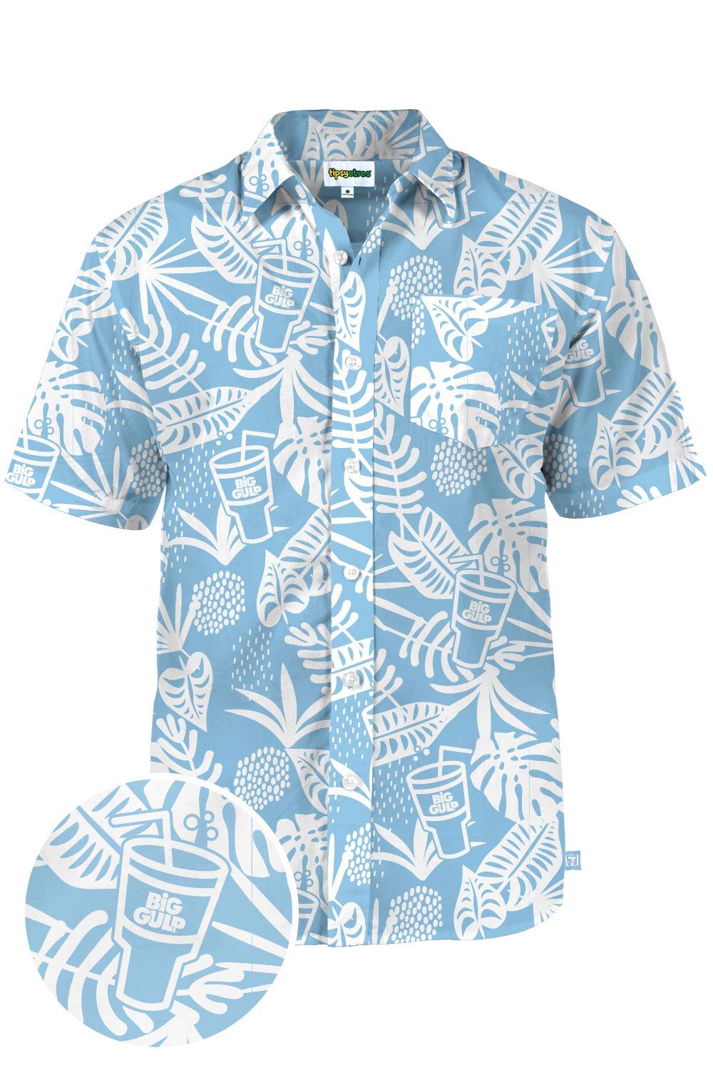 Big Gulp Blue High Quality Hawaii Shirt Ha15913