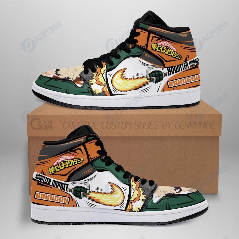 Katsuki Bakugou Sneakers Skill My Hero Academia Anime Shoes Pt04 Air Jordan 13 Shoes Hajd2403091