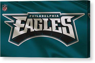 3 Philadelphia Eagles Uniform Joe Hamilton Canvas Print