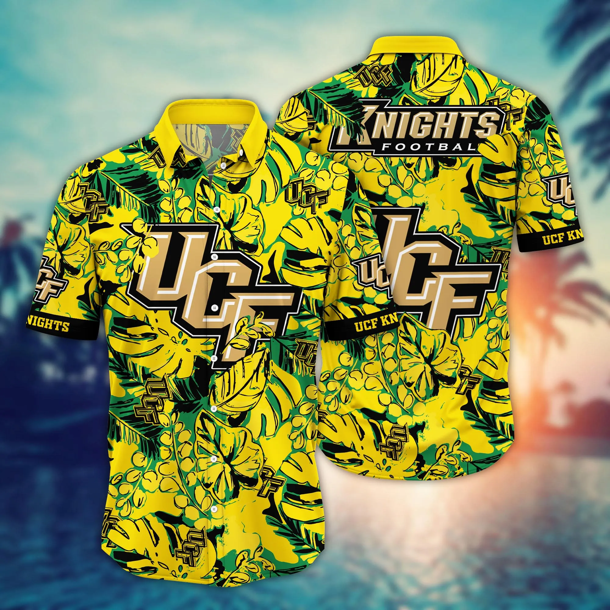 Ucf Knights NCCA Hawaiian Shirt Leisure Aloha Shirt