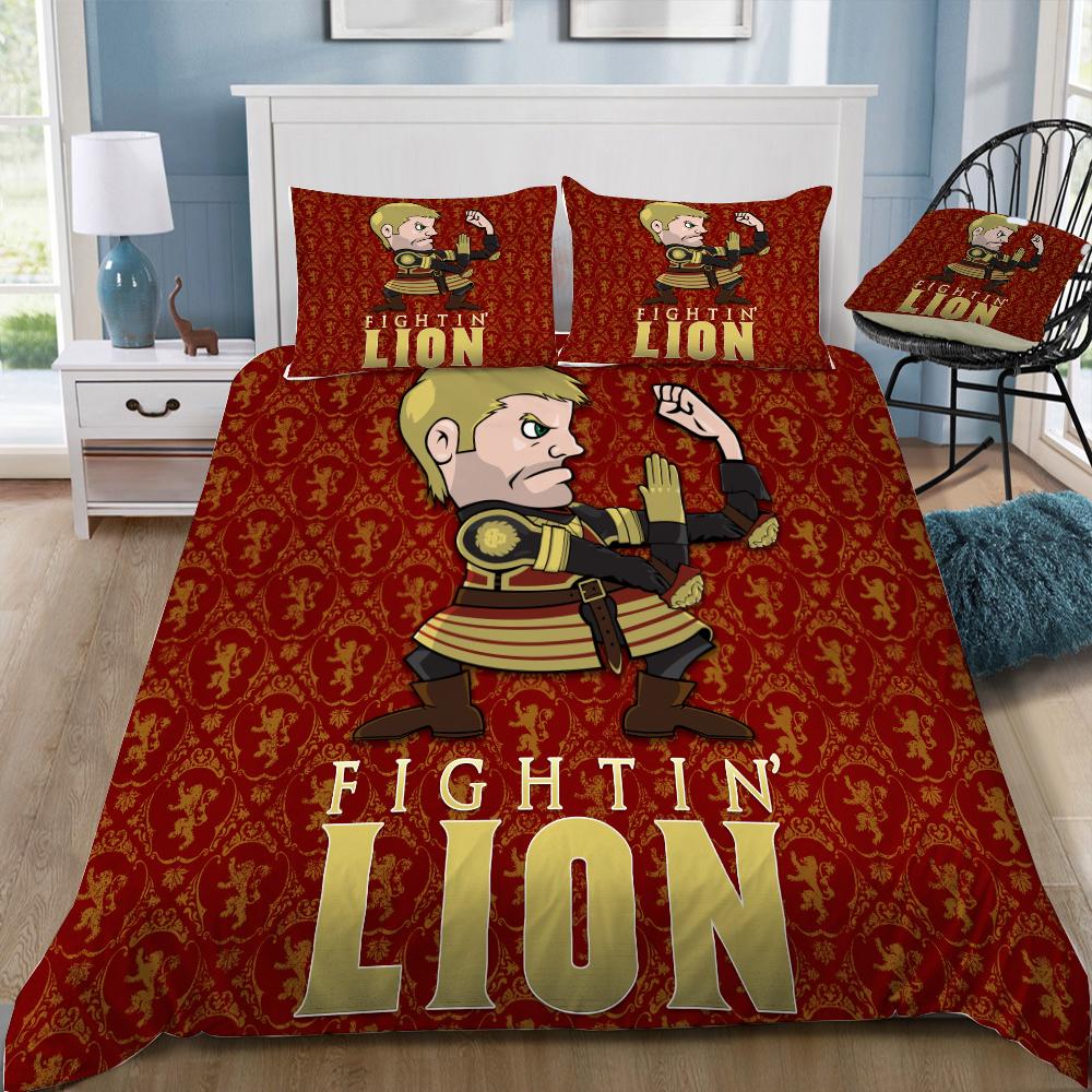 3D Customize Lion Bedding Set Duvet Cover