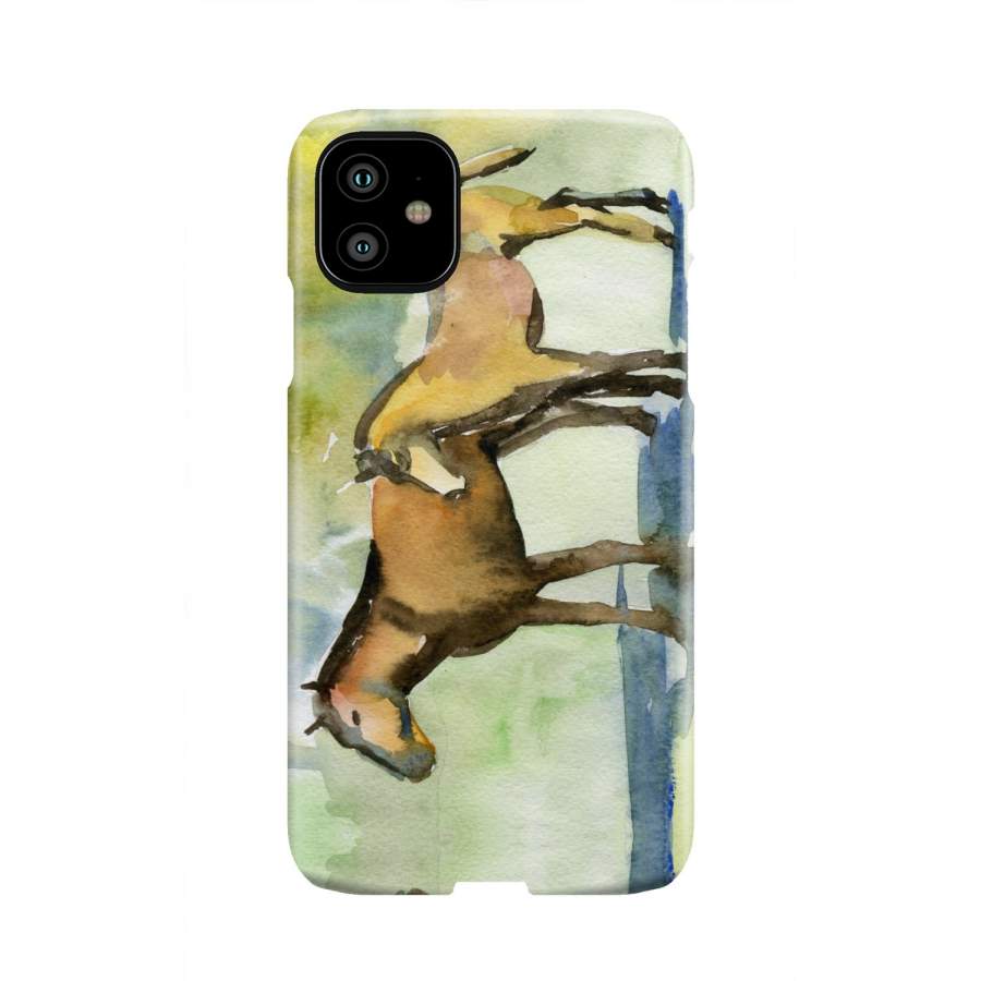 Watercolor II Horse Phone Case