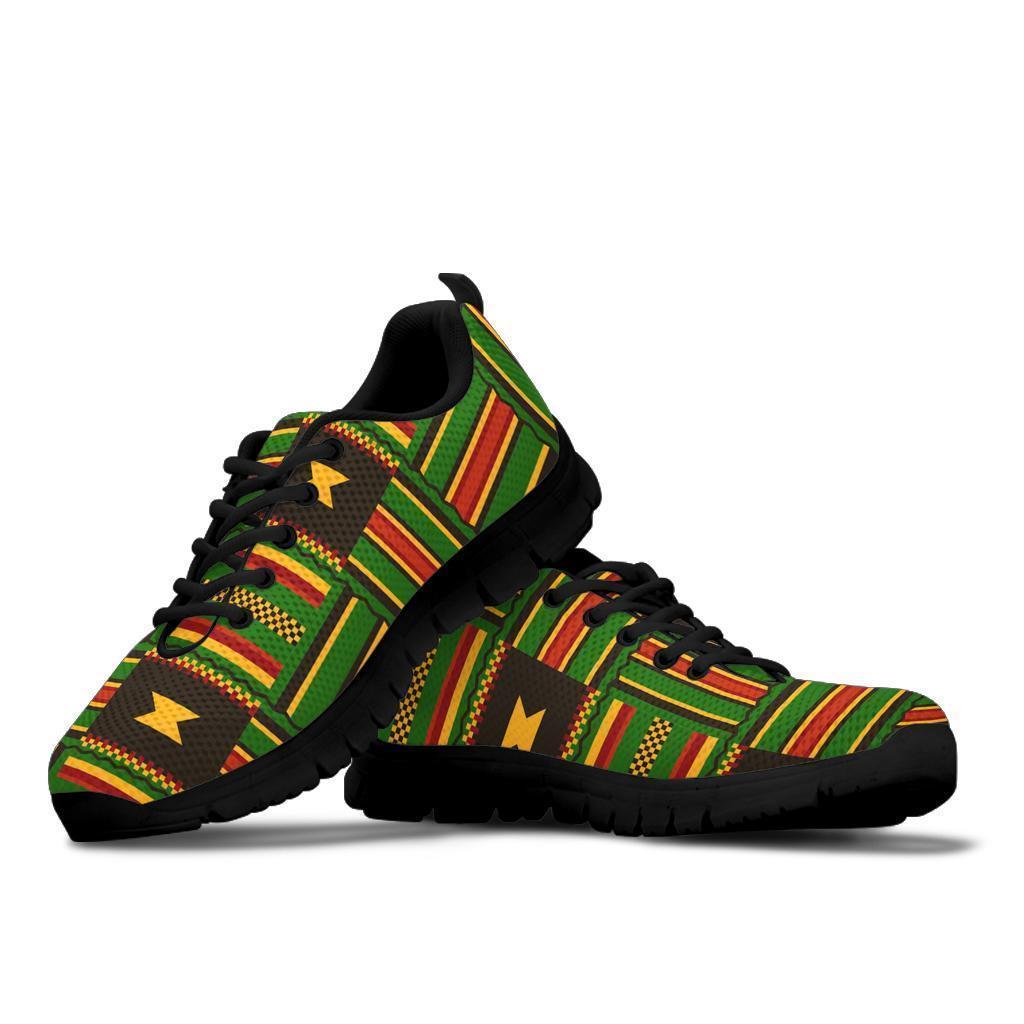 Greek Life Shoes – Ghanaian Pattern Kente Sneakers