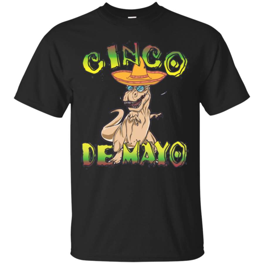 Cinco De Mayo Party Dabbing T-Rex women men kid Shirt