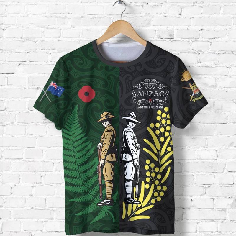 Anzac Spirit T Shirt, Lest We Forget Shirt – Customized K5