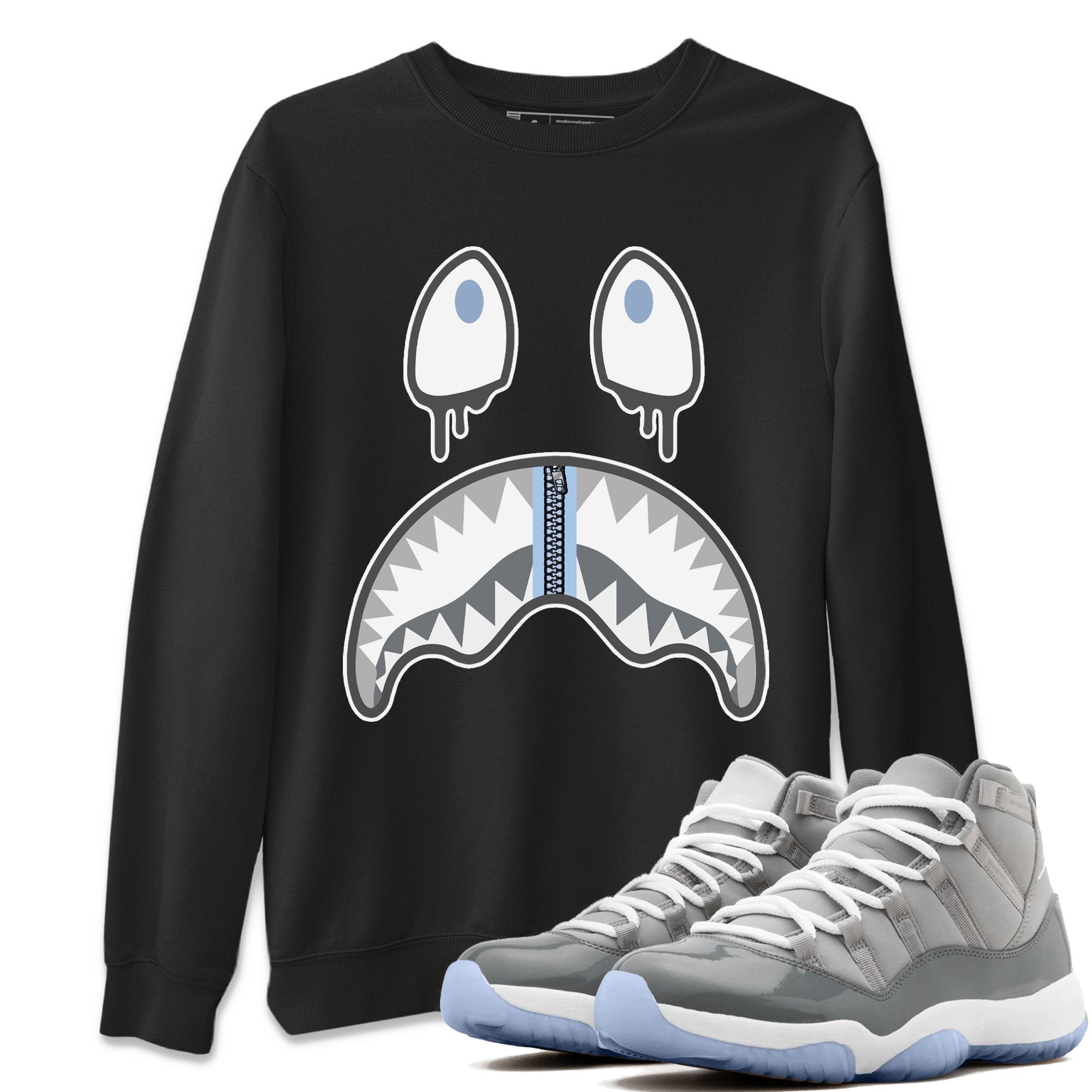 Shark Face Sweatshirt – Air Jordan 11 Cool Grey