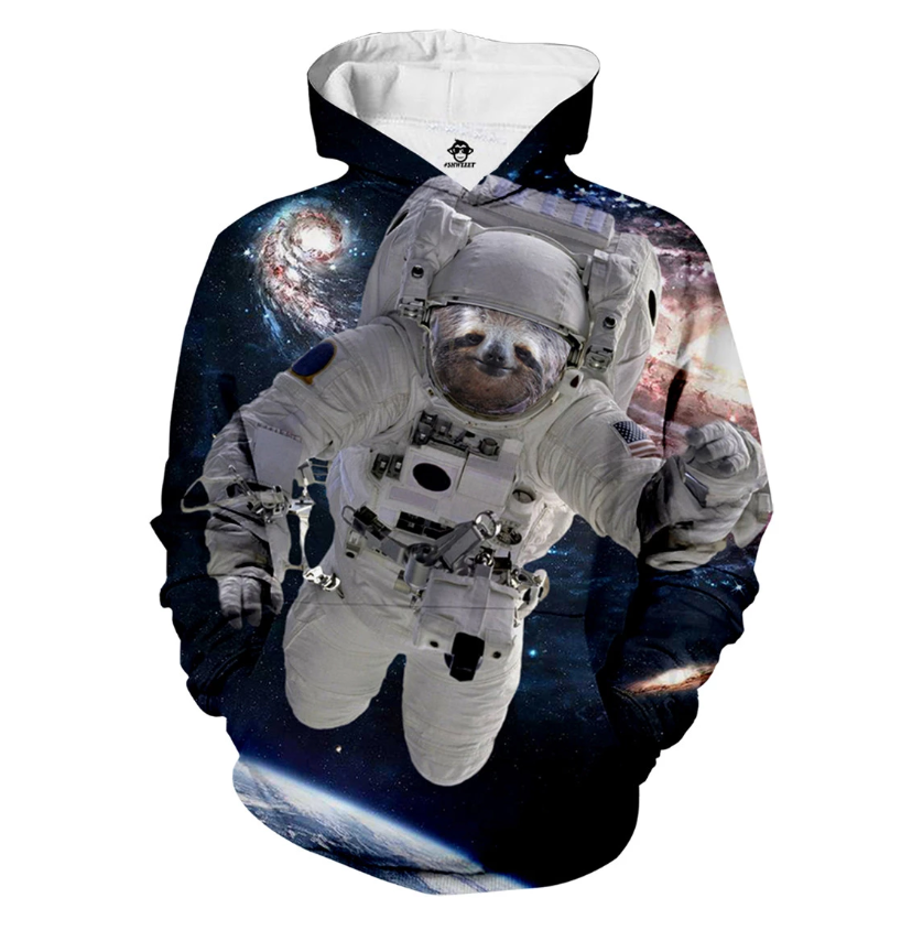 3D All Over Print Astronaut Sloth Nth190735