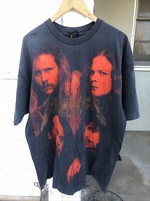 Vintage Metallica All Over Print Rare Double Sided T Shirt Single Stitched Rare 4911