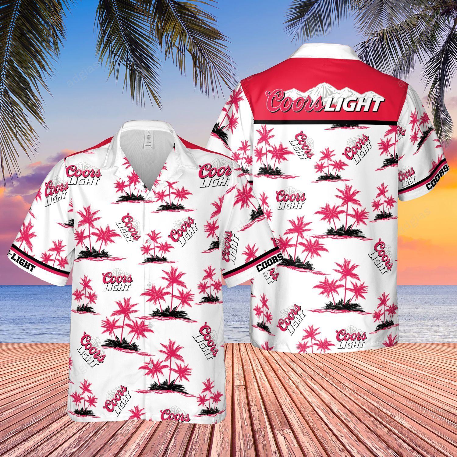 Clb Fans Palm Trees Hawaii Shirt Ha106042