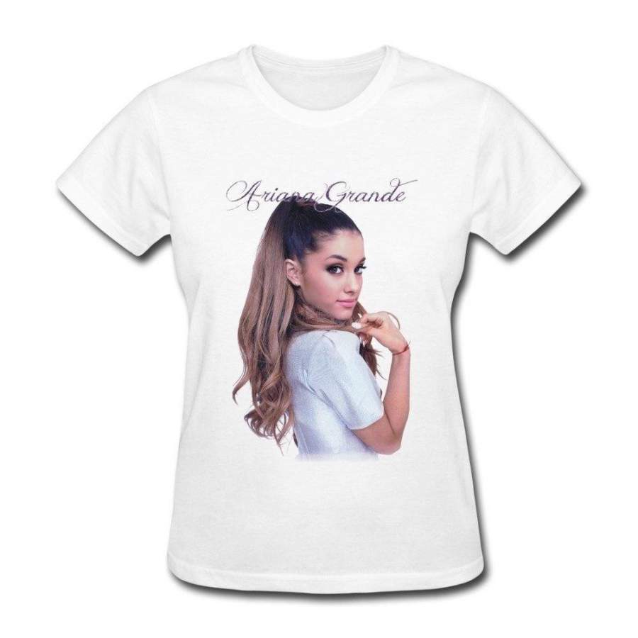 New Ariana Grande Teaser Image Cotton Tshirt Women Tops