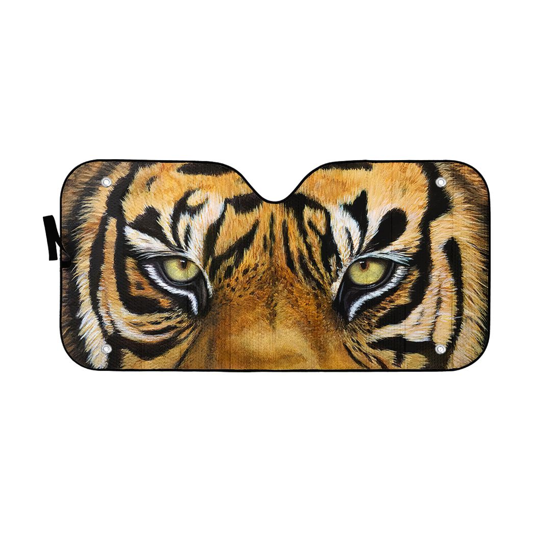 Alohazing 3D Tiger Eyes Car Sunshade