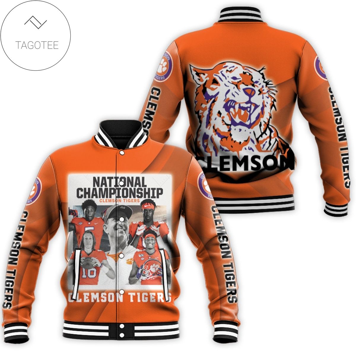 Clemson Tigers Baseball Jacket V11