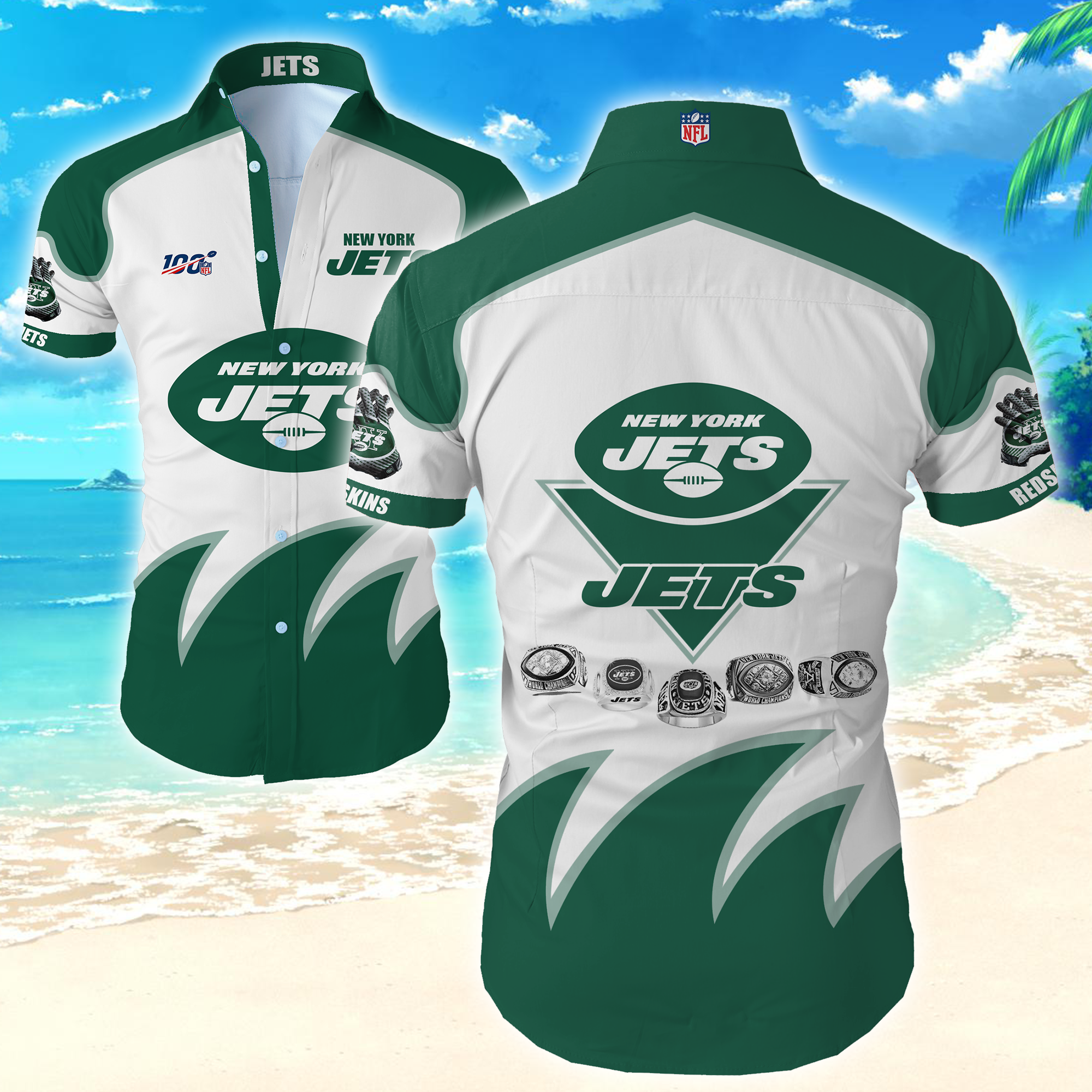 Nfl New York Jets Hawaiian Shirt