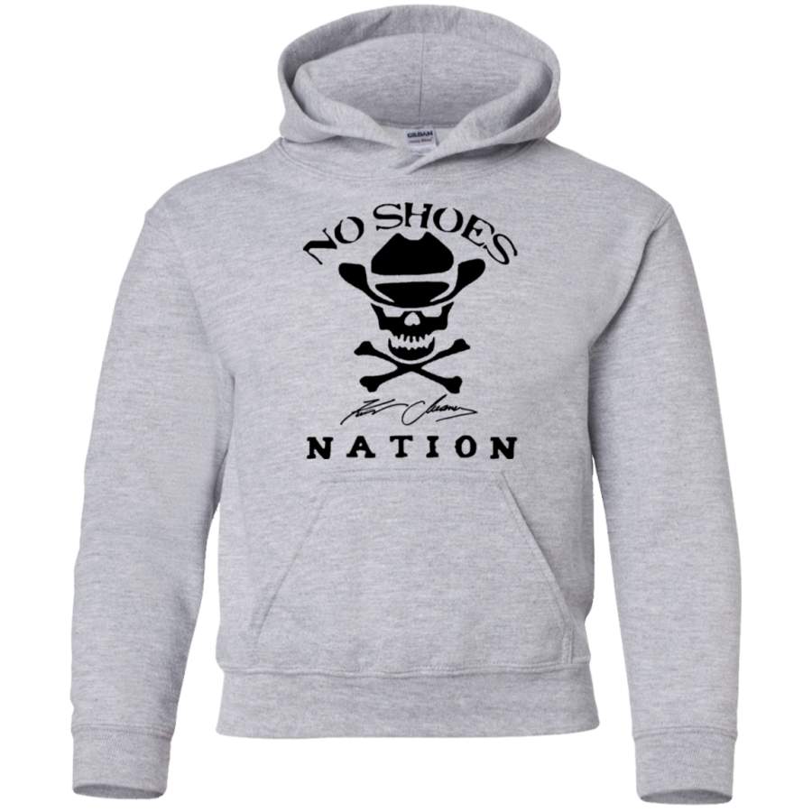 AGR Kenny Chesney No Shoes Nation New Logo Youth Pullover Hoodie