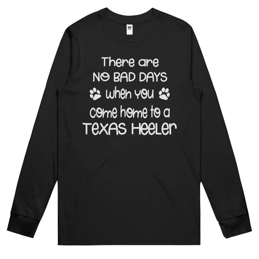 Cute Texas Heeler Dog Puppy Gif Long Sleeve T Shirts