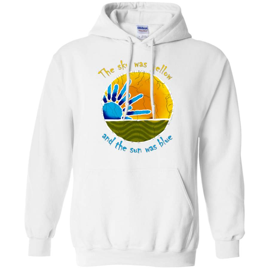 Sky Was Yellow Sun Was Blue – Scarlet Begonias Inspired Cotton (light) Pullover Hoodie