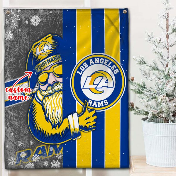 M7Nfl Los Angeles Rams Custom Name Blanket And Doormat – Home Decor 01 M7Rtt1512