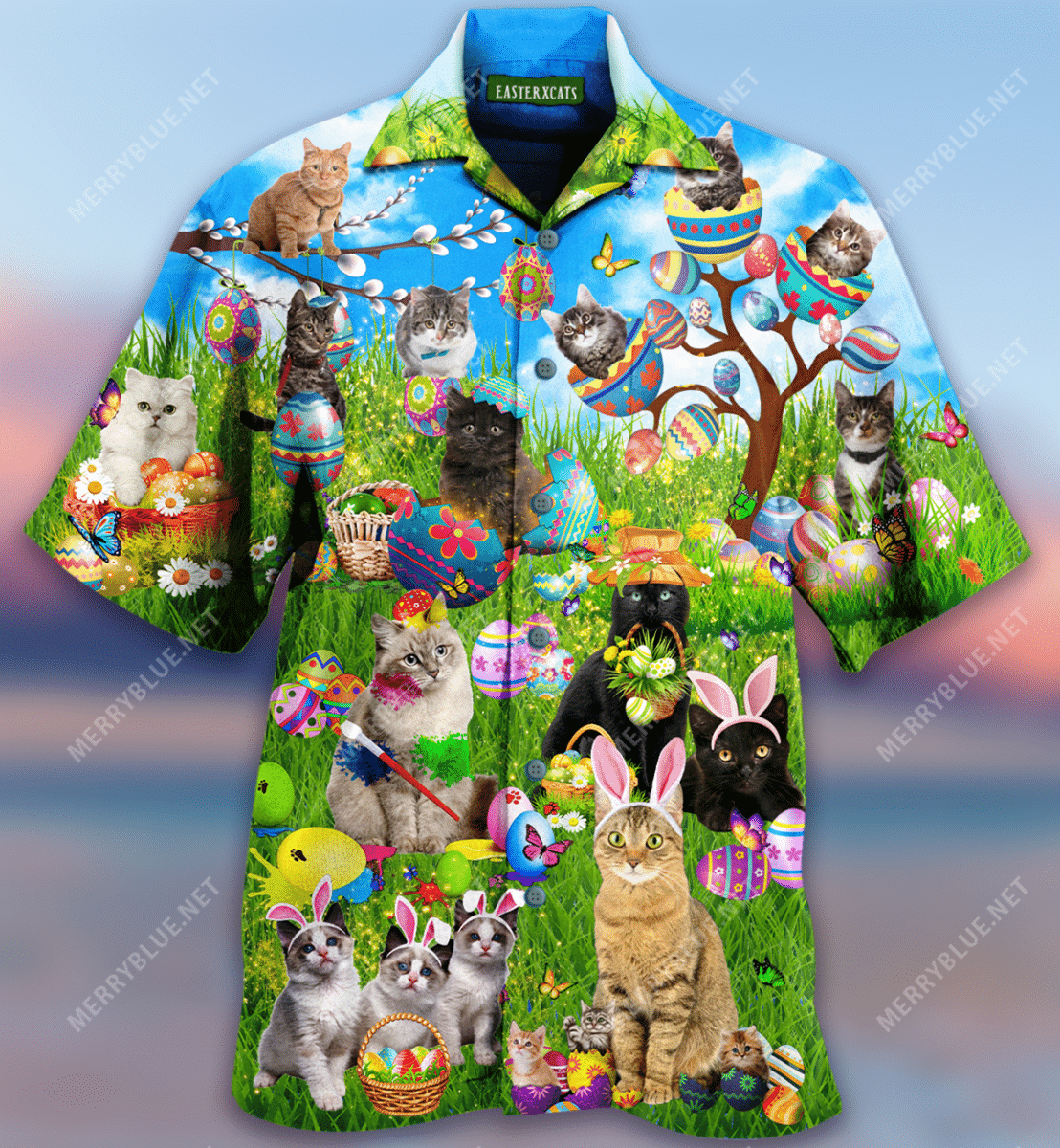 Find The Great Gift Of Easter Is A Cat Unisex Hawaii Shirt Ha98619