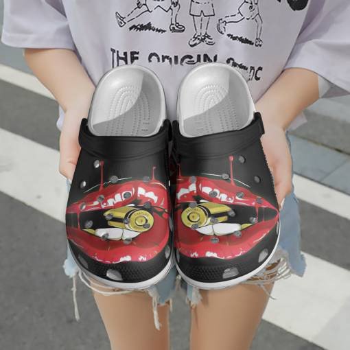 The Rolling Stones Bullet In Mouth Crocs