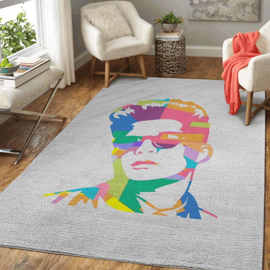Bruno Mars Songs American Singer Pop Art Area Rug
