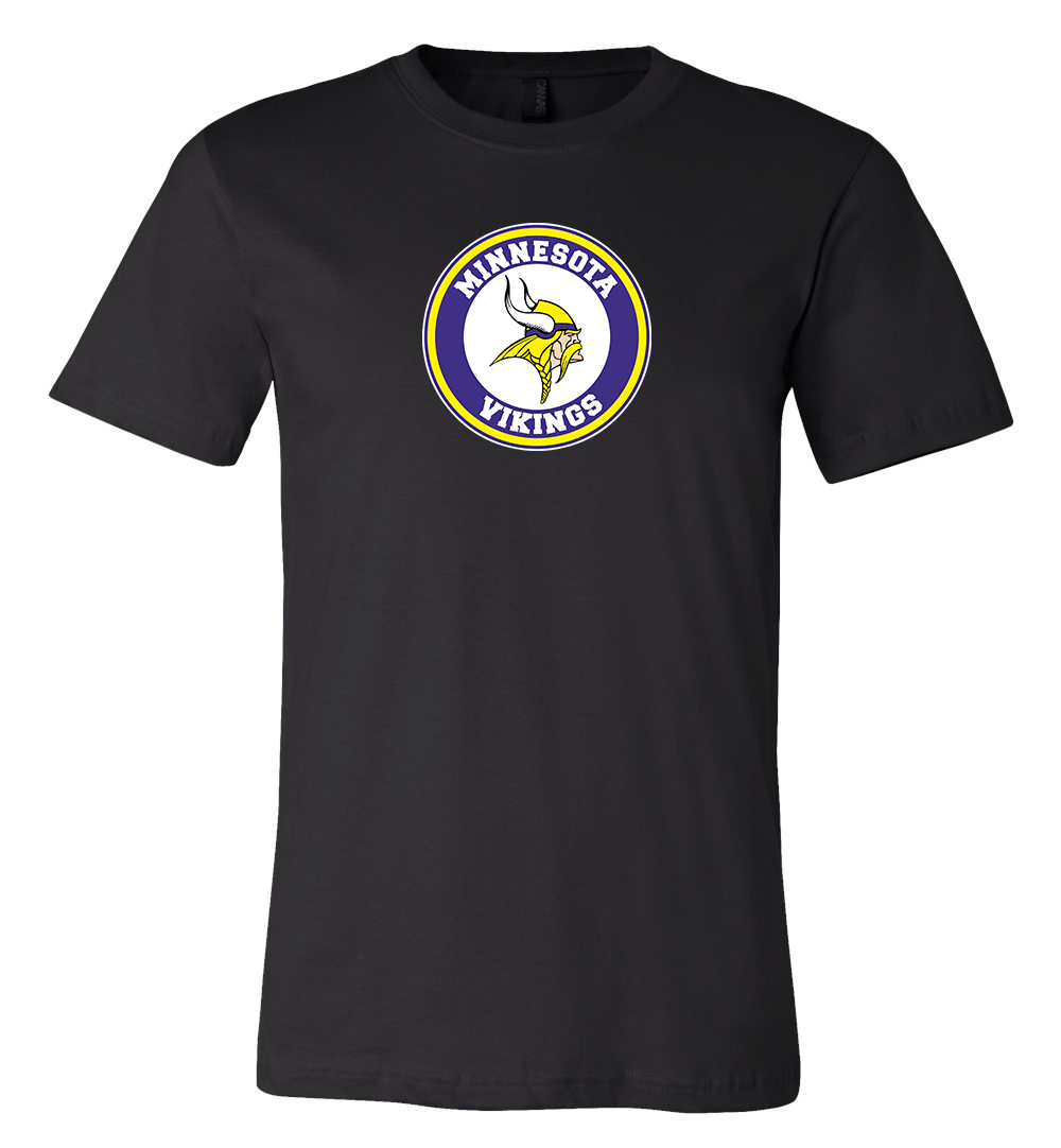 Minnesota Vikings Circle Logo Team Shirt 6 Sizes S-3Xl