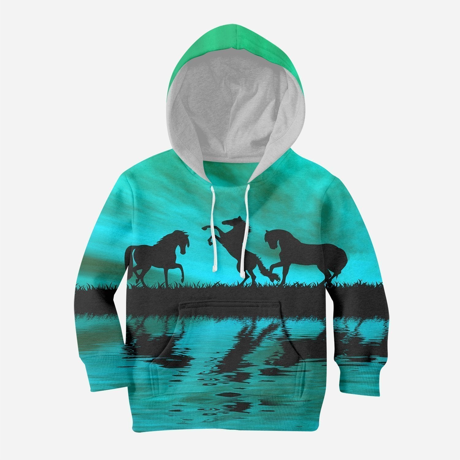 3D All Over Print Kid'S Animals Horse Hoodie Adult 3D All Over Print, 3D Hoodie For Men & Women