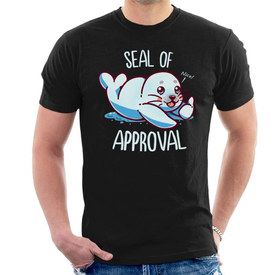 Cute Seal Of Approval Men’s T-Shirt