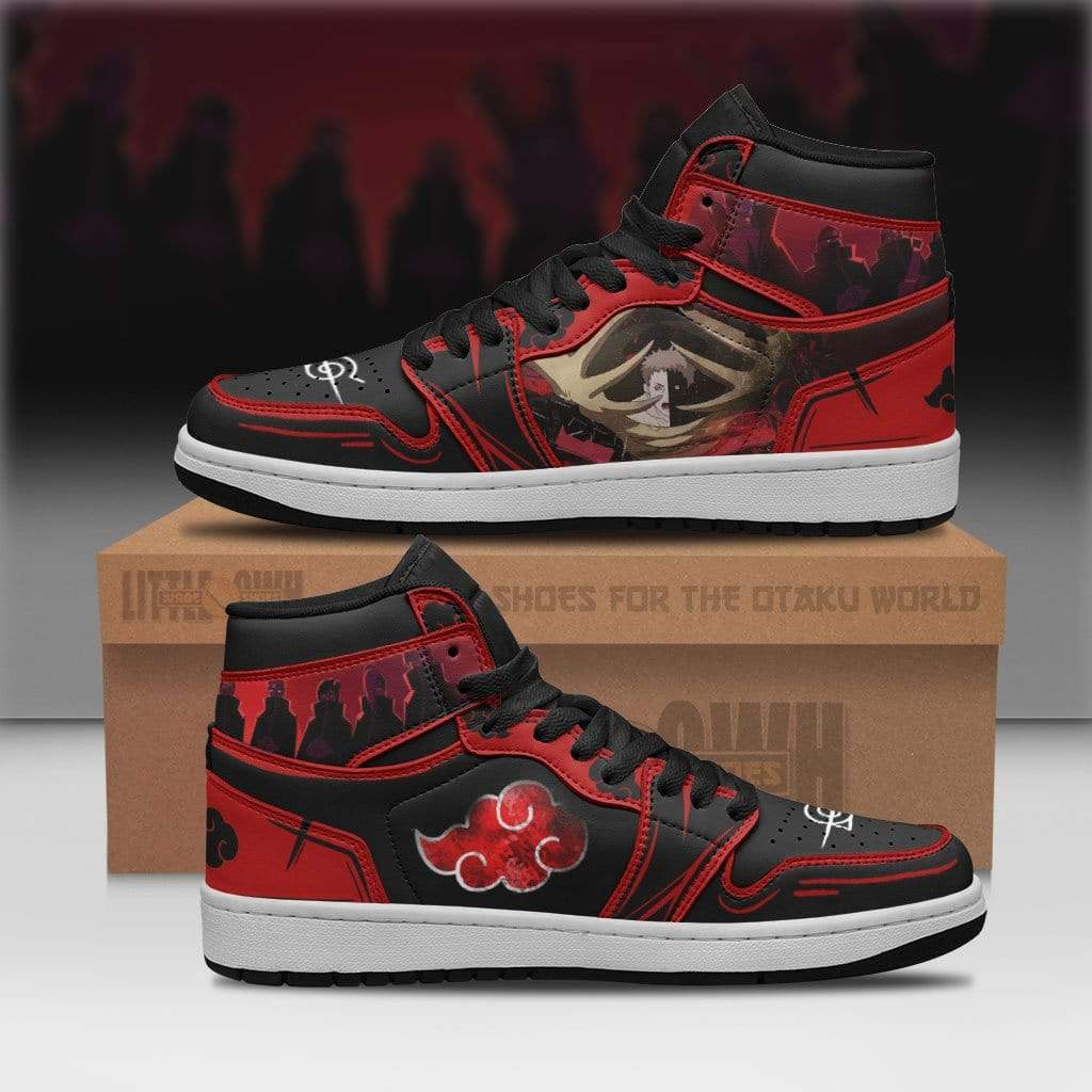 Black Zetsu Akatsuki Jd Sneakers Custom Naruto Anime Shoes