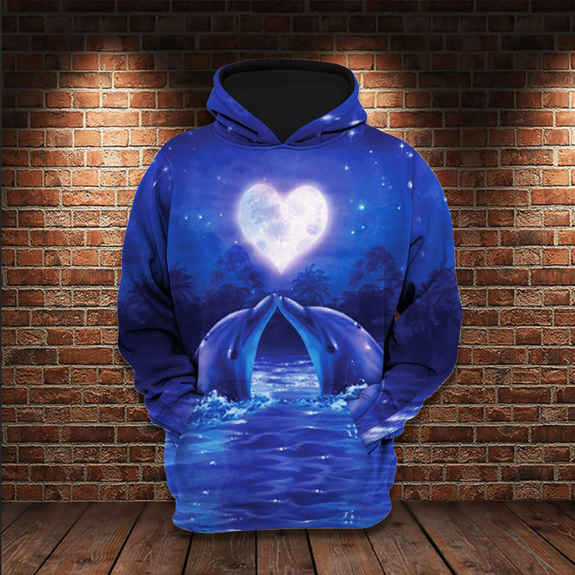 Dolphins Love Couple 3D All Over Gift For Dolphin Lovers / VMHLMH180121