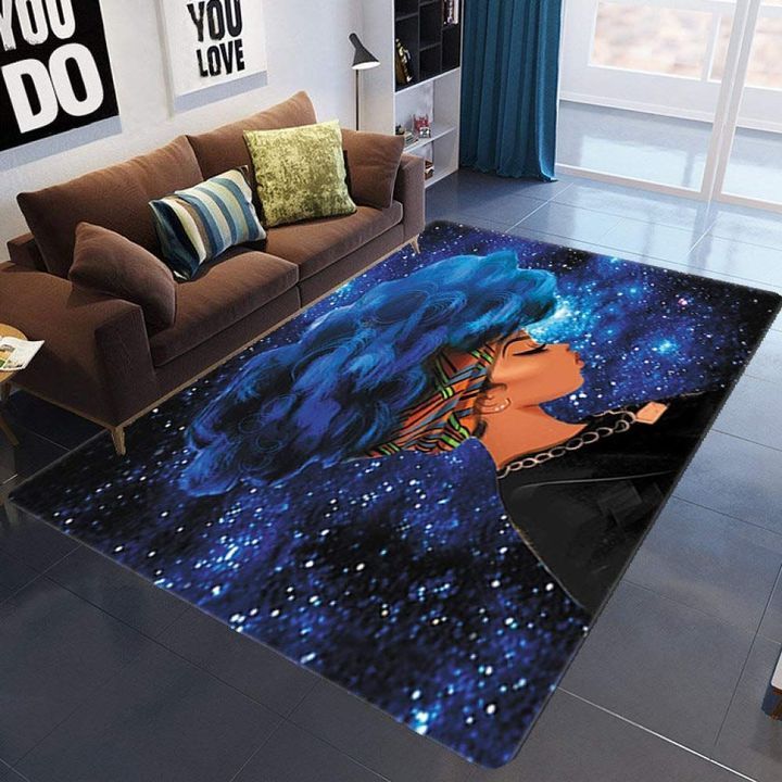 Abstract Style African Woman Galaxy Rug JJPBXP HNHHBN