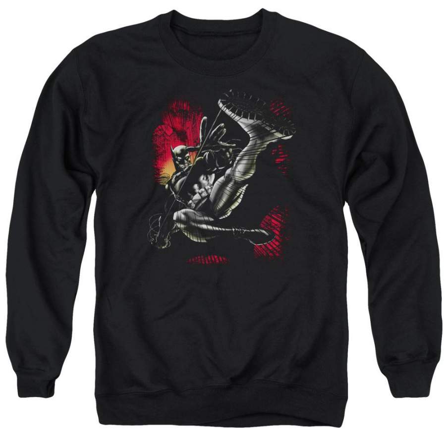 Batman – Kick Swing Adult Crewneck Sweatshirt